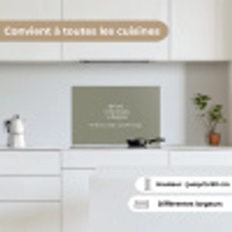 Quotes - Ma - Spreuken - Mama's recept - Koken keuken achterwand spatscherm klein -sfeer4_FR
