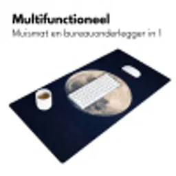 Ruimte - Maan - Kosmos Muismat XXL klein -sfeer4
