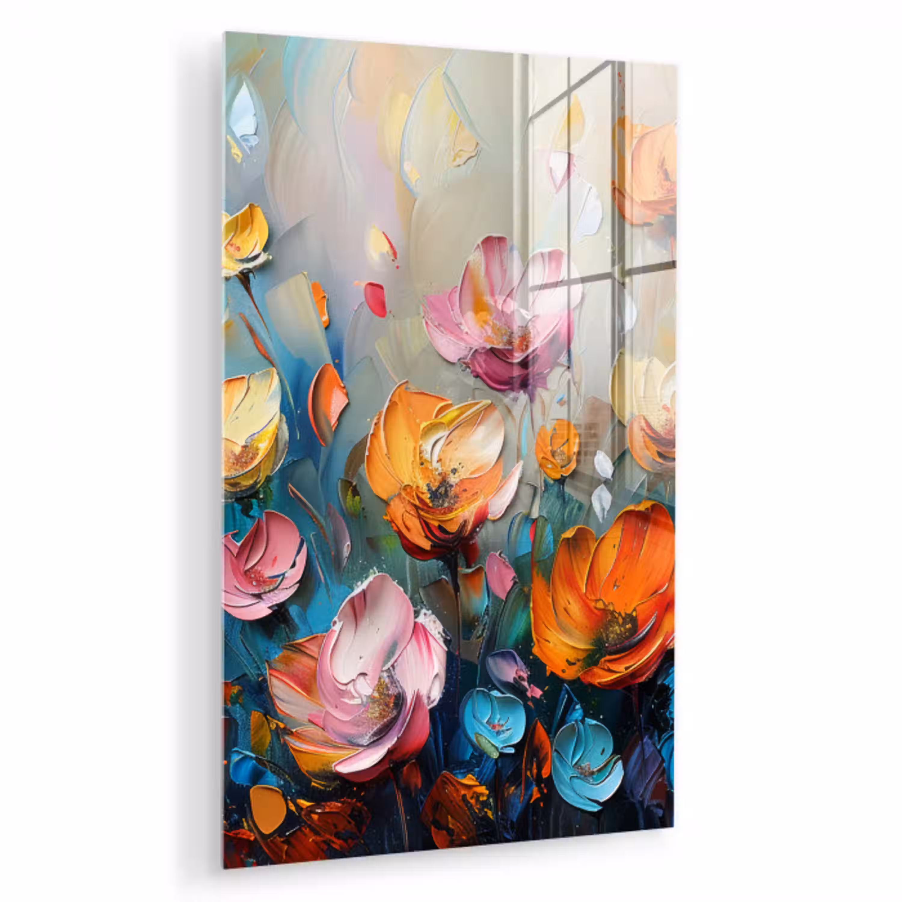 Klaprozen - Bloemen - Kunst - Botanisch plexiglas 5mm klein -zzzproduct_nieuw