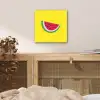 Fruit - Watermeloen - Geel aluminium wit klein -sfeer3