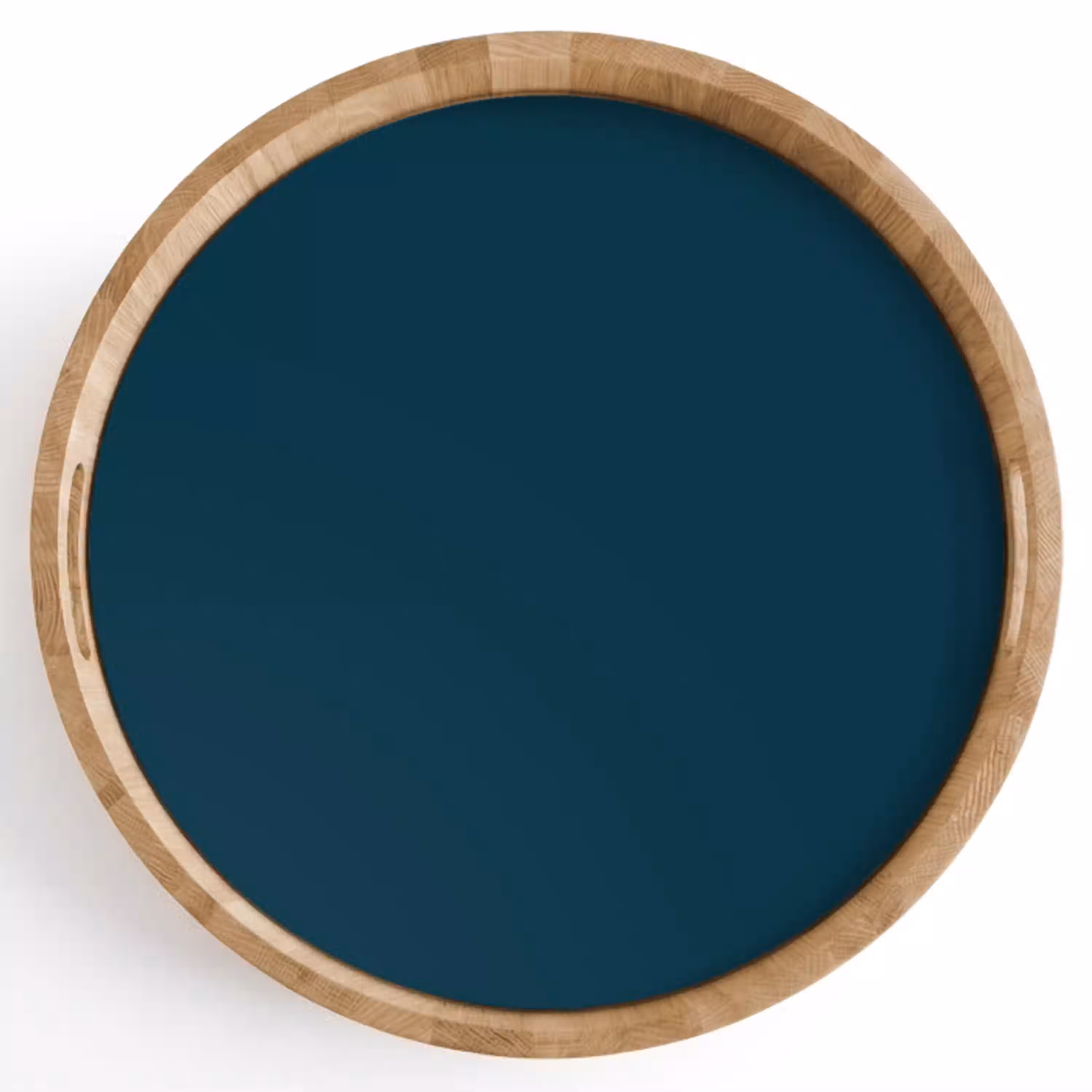 Dark - Indigo - Blauw Dienblad Rond middel 914 -z3d_shopping