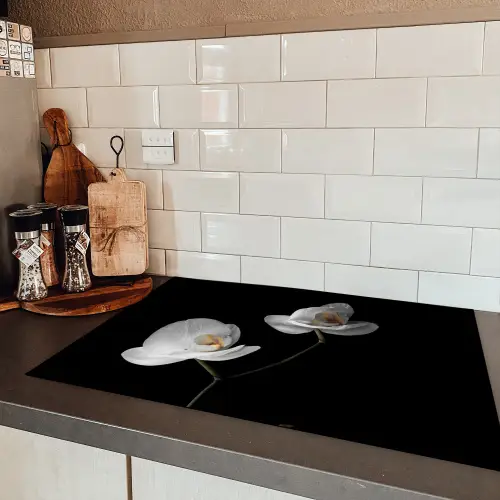 Nachtelijke Orchidee Elegance Inductie beschermer vinyl 3mm klein -sfeer3
