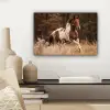 Paard - Bruin - Gras canvas 2cm klein -sfeer6