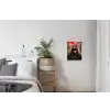 Chimpansee voor graffiti muur textielposter latten blank klein -woonkamer