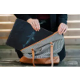 Oceaan - Walvishaai - Donkerblauw - Vlekken laptophoes neopreen klein -tas