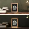 Cupcake - Luxueus - Zilver Light Box met kabel (Tafellamp) klein -sfeer3