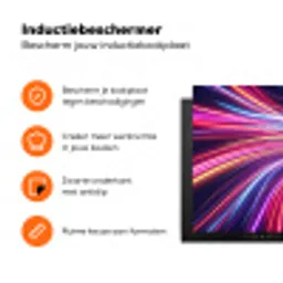 Abstract - Swirl - Futuristic - Neon Inductie beschermer vinyl 3mm klein -zzzzzzz-td-ups
