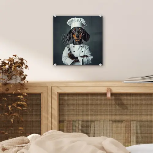 Hond - Garde - Kok plexiglas 5mm klein -sfeer4