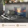 Meeuwen - Zonsondergang - Zee - Wolken keuken achterwand spatscherm klein -usp_NL