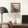 Doorkijk - Uitzicht - Meer - Landschap aluminium wit klein -sfeer5