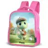Golf - Dino - Groen Kinderrugzak - Roze middel -schuin