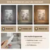 Kolibrie - Vogels - Bloemen - Planten Light Box met kabel (Tafellamp) klein -USP_lichtkleurNL
