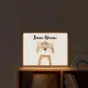 Tijger - Wilde dieren - Pastel Light Box met batterij (Wandlamp kind) middel -sfeer1_kind