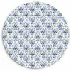 Frans - Citroen - Royaal - Blauw - Geel Wandcirkel plexiglas klein 852 -3d