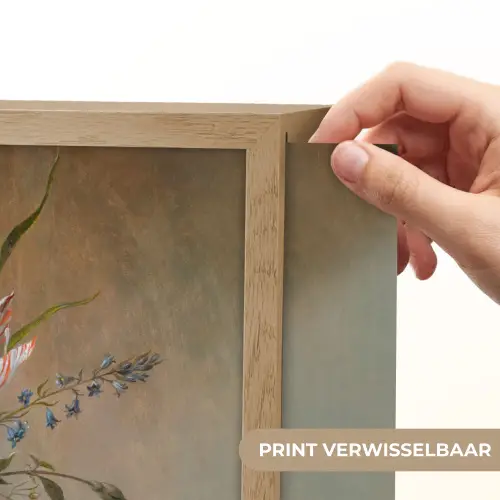 Oude meesters - Bloemen - Balthasar van der Ast Light Box met batterij (Wandlamp) middel -USP_websiteprintNL