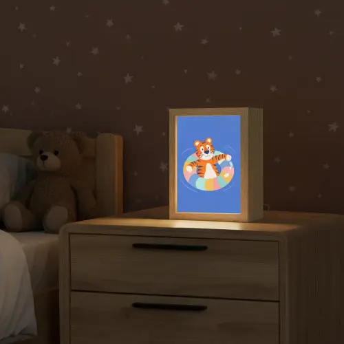 Tijger - Zwemband - Water Light Box met kabel klein -sfeer1_kind