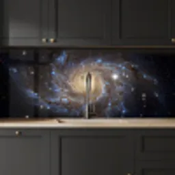 Kosmos - Sterrenstelsel - Donker keuken achterwand 2 middel -sfeer1