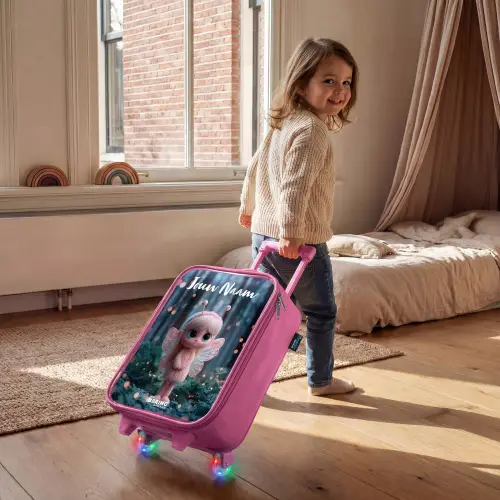 Fairy - Bos - Glitters Kinderkoffer - Roze klein -sfeer1
