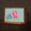 Blad - Anthurium - Stippen - Roze Light Box met kabel (Tafellamp) klein -z3d_website