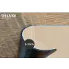 Parallelle lijnen - Lichte textuur - Beige Placemat vinyl groot -closeup