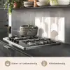 Abstracte bogen - Modern - Beige keuken achterwand spatscherm klein -usp_NL