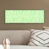 Groen - Lijnen - Abstract - Neon canvas 2cm klein 828 -sfeer3