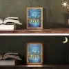 Skyline Toronto - Water - Stadslichten - Toren Light Box met kabel (Tafellamp) klein -sfeer3