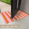 Strepen - Oranje - Verticaal - Ciao bella Deurmat klein -USP_NL
