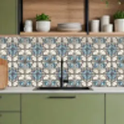 Barok - Tegel - Kleurrijk keuken achterwand 2 middel 871 -sfeer3