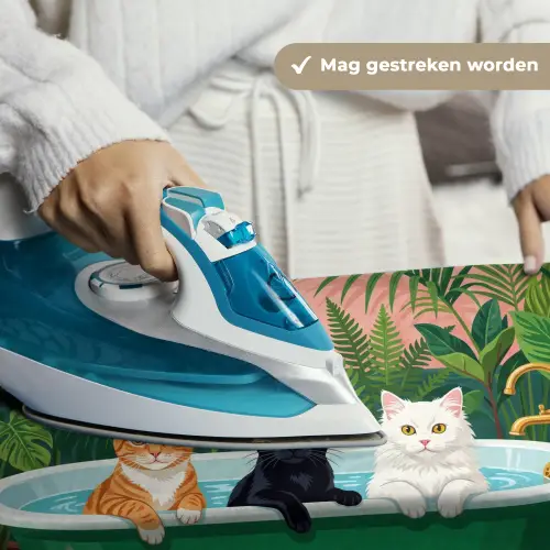 Badkamer - Kattenparade - Kleurrijk Wandkleed katoen klein -sfeer9