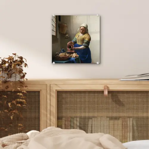 Het melkmeisje - Kunst - Oude meesters - Vermeer plexiglas 5mm klein -sfeer4