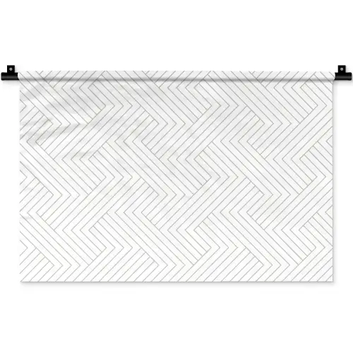 Grafisch - Patroon - Modern Wandkleed katoen klein 269 -zz3d