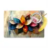 Bloem - Abstract - Kleurrijk - Bladeren Placemat vinyl groot -zzzproduct_Kitchenyeah-website