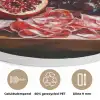 Borrelplank - Stilleven - Vintage Akoestische PET Vilt - Rond klein -closeup_NL