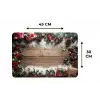 Kerstdecoratie - Geschenken - Hout - Veelkleurig Placemat vinyl groot -specs