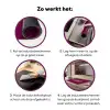 Cherish every moment - Cocktailglas - Bordeaux Inductie beschermer vinyl 3mm klein -zzzzzzz-cc-werking