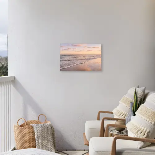 Strand - Branding - Wolken Tuinposter op houten frame 2 cm dik klein -sfeer1