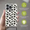 Hartjes - Patroon - Zwart Hoesje iPhone 16 Pro Max met koord klein 804 -sfeer2_NL