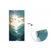 Vogels - Zon - Bomen - Groen fotobehang vinyl groot -3d