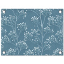 Takken - Bessen - Patroon - Lichtblauw tuinposter los doek klein 239 -3d