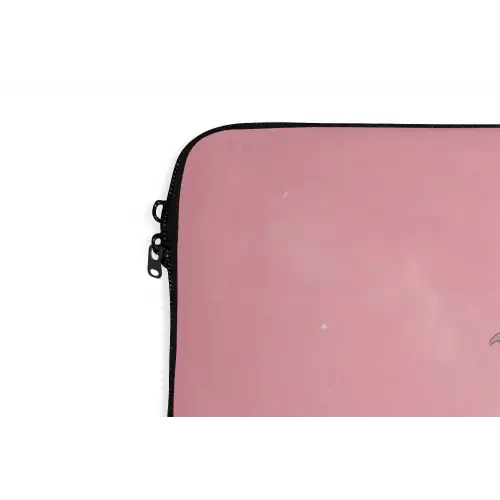 Roze - Mokkapot - Illustratie - Koffie laptophoes neopreen klein -detail