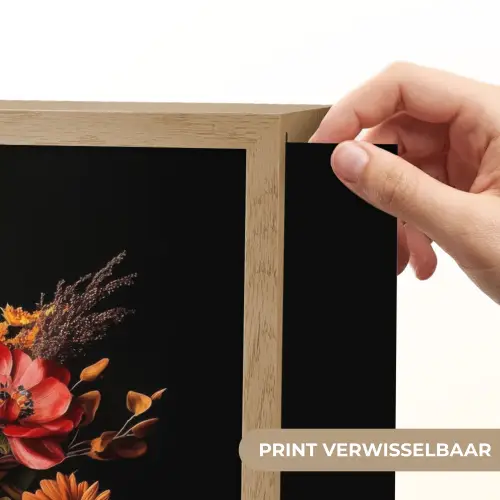 Herfst - Boeket - Oranje Light Box met batterij (Wandlamp) middel -USP_websiteprintNL