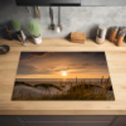Duinzicht op Zonsondergang Inductie beschermer vinyl 3mm klein -sfeer5