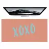 XOXO - Blauw - Perzikkleur Muismat XXL klein -zzz3d