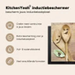 Geluk in de Keuken Inductie beschermer vinyl 3mm middel -sfeer2