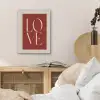 Love - Rood - Minimalistisch PET vilt klein -sfeer3