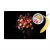 Kleurrijk - Boeket - Vaas - Donkerbruin Placemat vinyl groot -zzzproduct_Kitchenyeah-website
