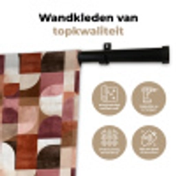 Geometrie - Modern - Retro Wandkleed katoen klein 269 -sfeer2