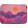 Zon - Heuvels - Paars - Abstract laptophoes neopreen klein -zkaufland3dotto