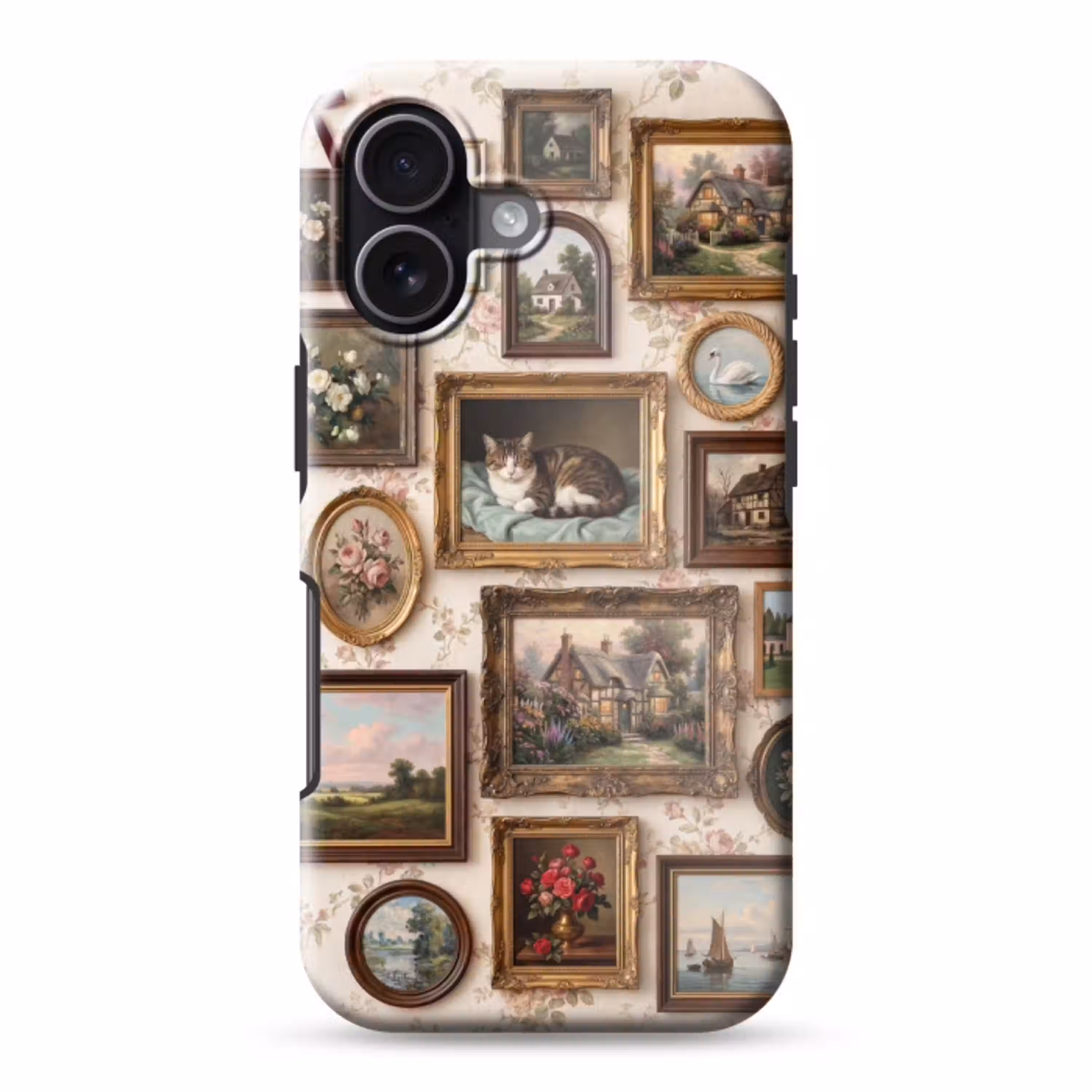 Dier - Kat - Portret - Klassiek Toughcase MagSafe Apple iPhone 17 klein -3d